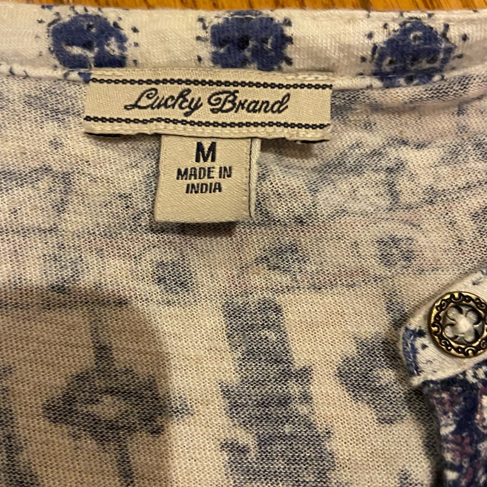 Lucky Brand Soft Button Down Shift - image 4